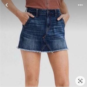 American Eagle Hi-Rise Festival Mini Jean Skirt‎
